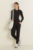 Nulu Crewneck Long-Sleeve Bodysuit